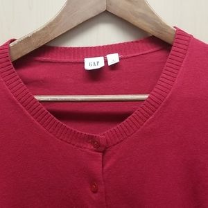 GAP Red Cardigan